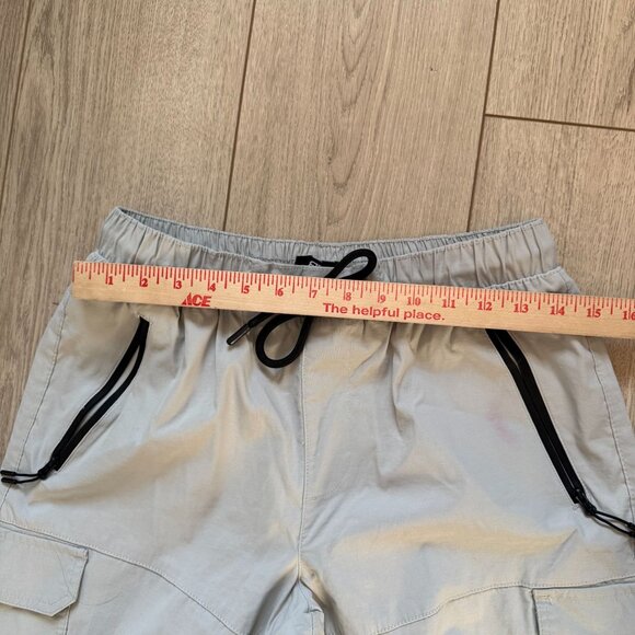 Benjamin Black Tapered Leg Jogger Cargo Pants Men's Size Small Gray Activewear - Picture 7 of 10